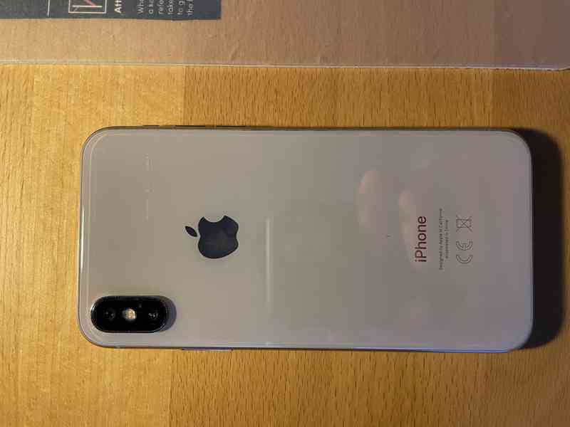 Apple iPhone X 256GB, stříbrný, DISPLEJ NENARUŠENÝ! - foto 1