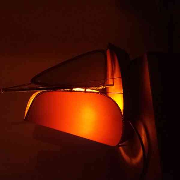 dřevěný model plachetnice s osvětlením lampa dekorace - foto 1