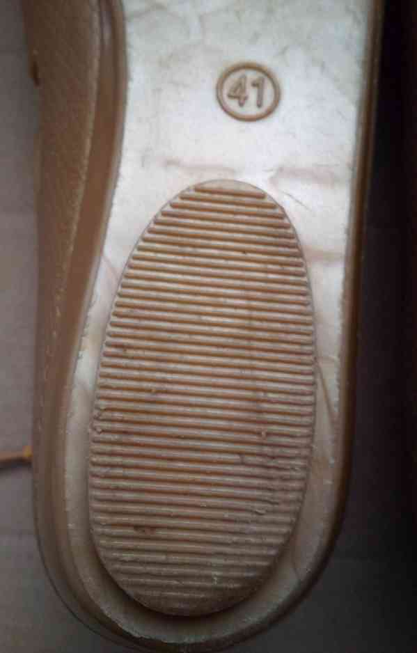 Sandálky zlaté, velikost č. 41 - více v textu  - foto 11