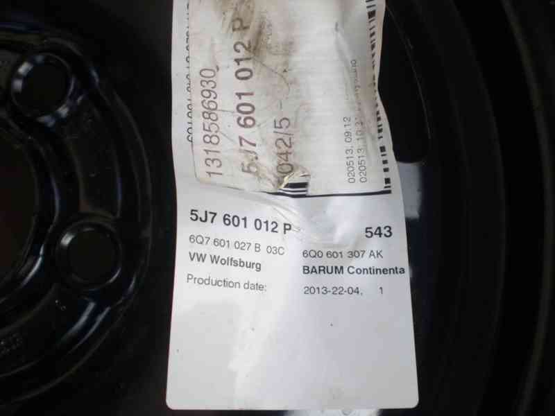 Nové kolo Škoda Roomster (Fabia) 185/65 R14 86 T - foto 4