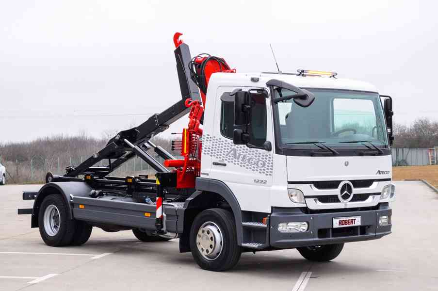 MERCEDES ATEGO 1222 NOVÝ HÁKOVÝ NOSIČ KONTEJNERŮ HYDR. RUKA - foto 91