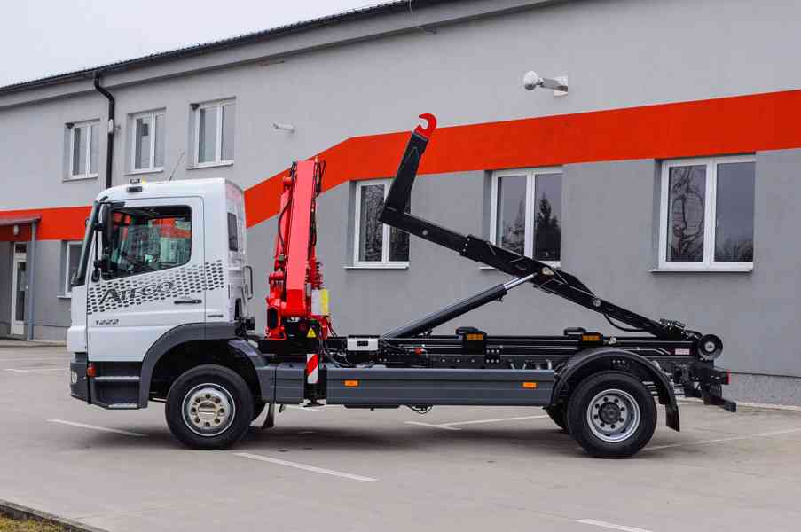MERCEDES ATEGO 1222 NOVÝ HÁKOVÝ NOSIČ KONTEJNERŮ HYDR. RUKA - foto 93