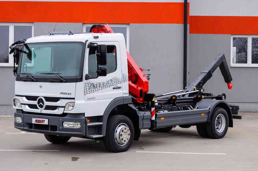 MERCEDES ATEGO 1222 NOVÝ HÁKOVÝ NOSIČ KONTEJNERŮ HYDR. RUKA - foto 101