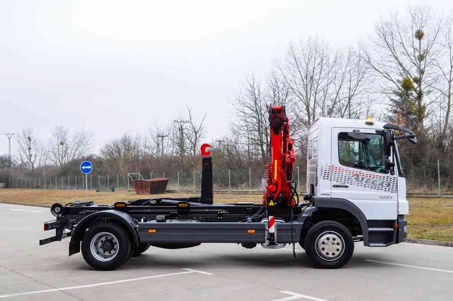 MERCEDES ATEGO 1222 NOVÝ HÁKOVÝ NOSIČ KONTEJNERŮ HYDR. RUKA - foto 7