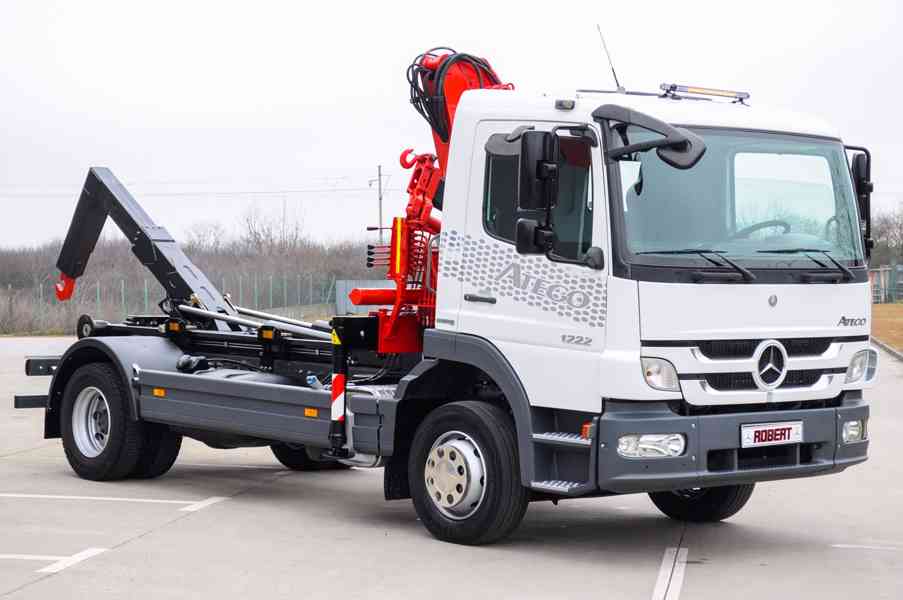 MERCEDES ATEGO 1222 NOVÝ HÁKOVÝ NOSIČ KONTEJNERŮ HYDR. RUKA - foto 102