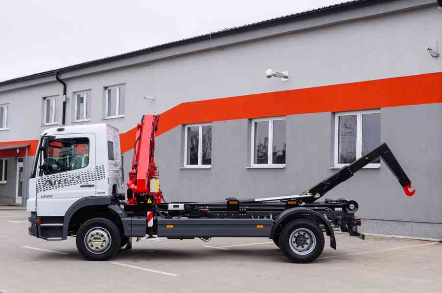 MERCEDES ATEGO 1222 NOVÝ HÁKOVÝ NOSIČ KONTEJNERŮ HYDR. RUKA - foto 100