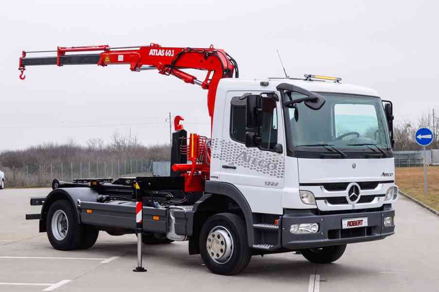 MERCEDES ATEGO 1222 NOVÝ HÁKOVÝ NOSIČ KONTEJNERŮ HYDR. RUKA - foto 108