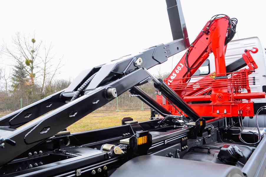 MERCEDES ATEGO 1222 NOVÝ HÁKOVÝ NOSIČ KONTEJNERŮ HYDR. RUKA - foto 87