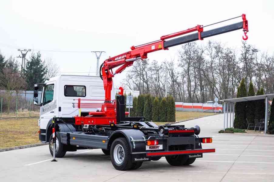 MERCEDES ATEGO 1222 NOVÝ HÁKOVÝ NOSIČ KONTEJNERŮ HYDR. RUKA - foto 104