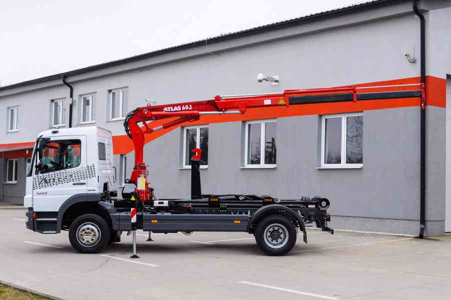 MERCEDES ATEGO 1222 NOVÝ HÁKOVÝ NOSIČ KONTEJNERŮ HYDR. RUKA - foto 106