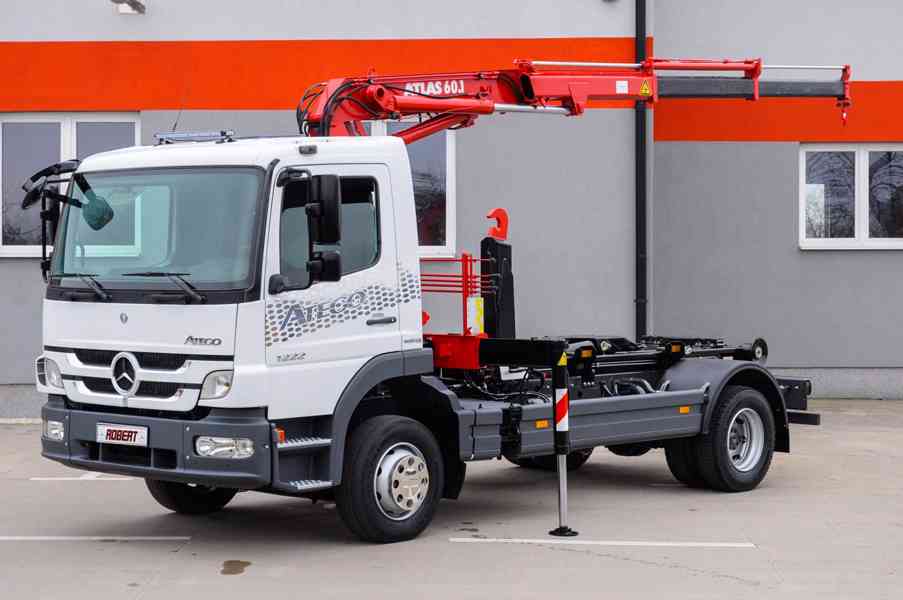 MERCEDES ATEGO 1222 NOVÝ HÁKOVÝ NOSIČ KONTEJNERŮ HYDR. RUKA - foto 107