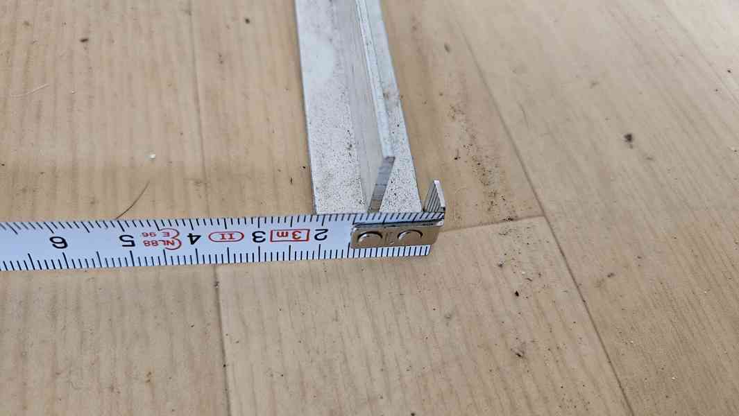 Alu hliníkový T profil,  20x20mm, 3m, vyzvednutí Kralupy - foto 3