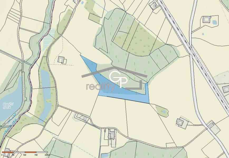 Prodej travnatého pozemku u obce Dvory nad Lužnicí - foto 2
