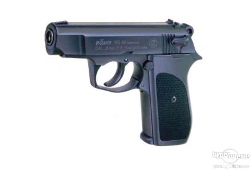 Plynová pistole Rohm RG88 černá cal.9mm - foto 1