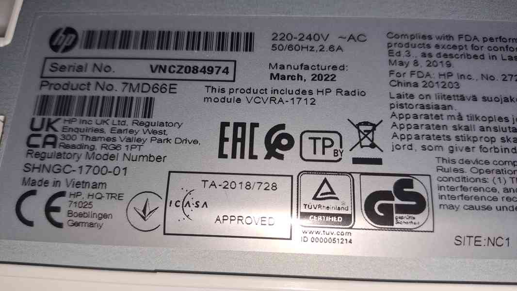 HP  Laser Jet m110we (laserová tiskárna) - foto 3