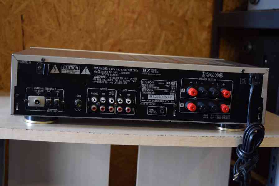 DENON DRA-325R LEVNÝ STEREO RECEIVER !! - foto 7