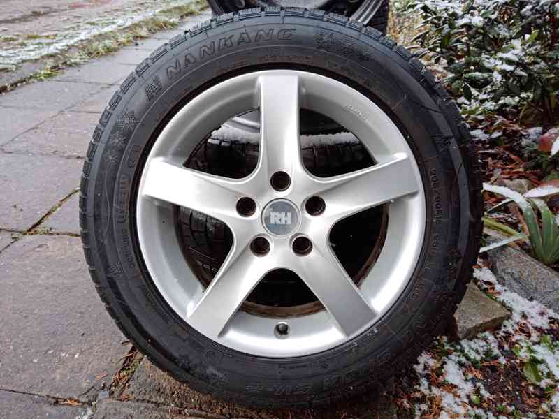 Zimní Alu kola 16ky 5x112 pneu 95% ŠKODA AUDI SEAT - dobírka - foto 2