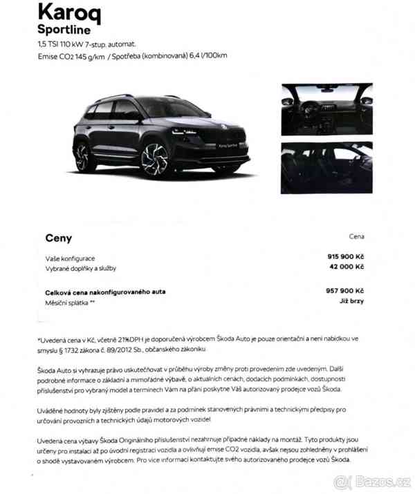 Škoda Karoq 1,5   TSI DSG Sportline - foto 11