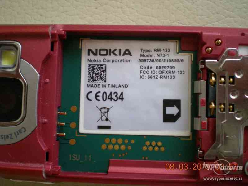 Nokia N73 - funkční mobilní telefony z r.2006 od 350,-Kč - foto 11