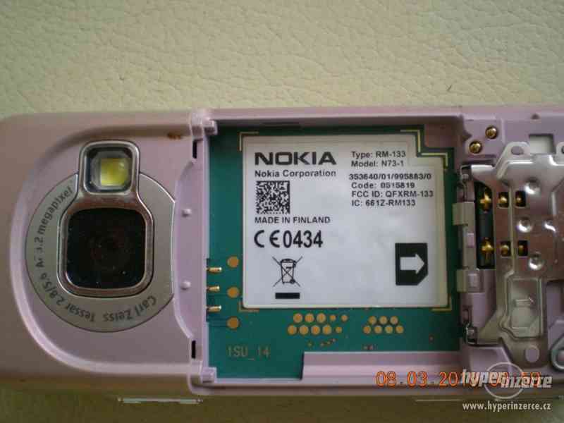 Nokia N73 - funkční mobilní telefony z r.2006 od 350,-Kč - foto 32