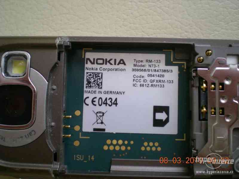 Nokia N73 - funkční mobilní telefony z r.2006 od 350,-Kč - foto 42