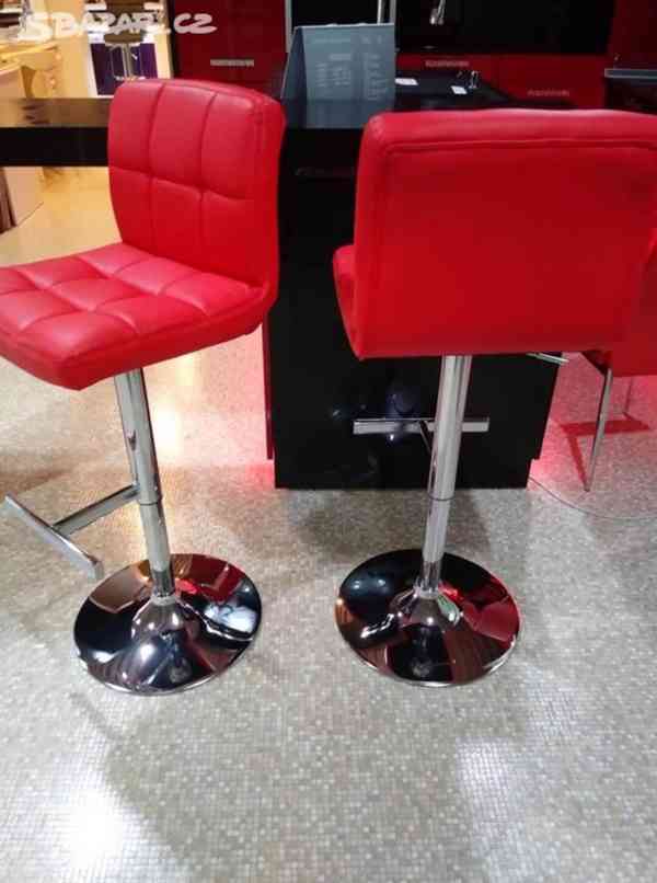 Barová židle red (2 ks) - foto 2