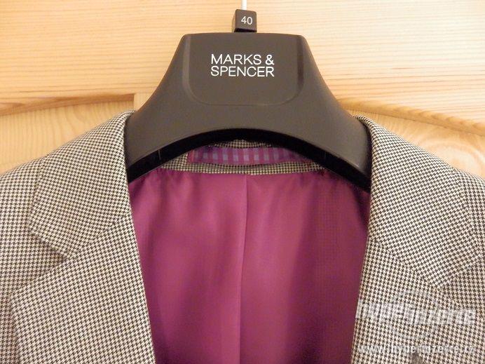 Pánský oblek značky Marks & Spencer, Super slim fit - foto 6