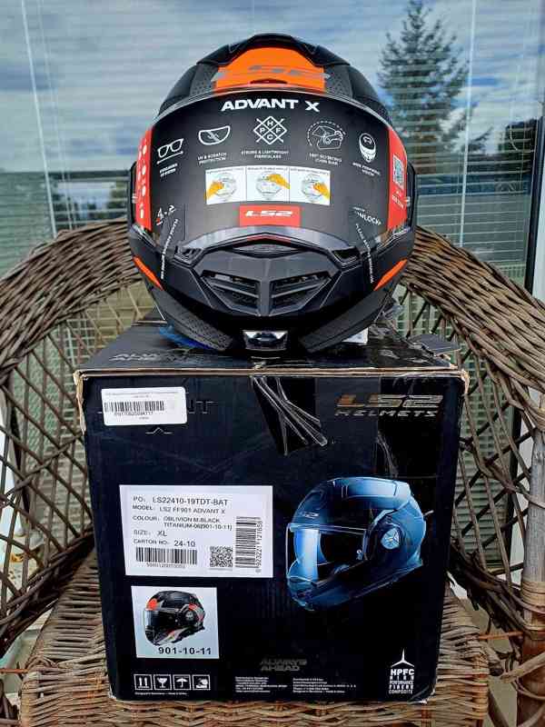 Silniční překlápěcí přilba LS2 Advant X Oblivion - foto 6