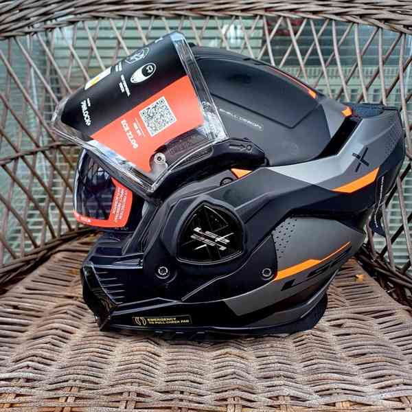 Silniční překlápěcí přilba LS2 Advant X Oblivion - foto 4