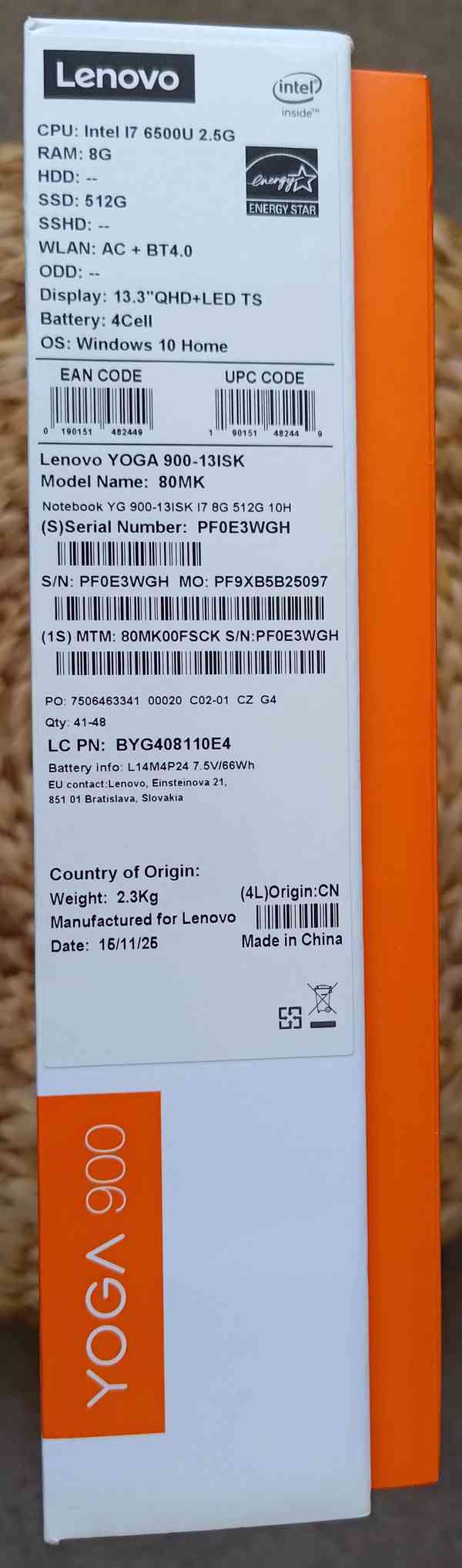 prodam Lenovo Yoga 900-13ISK - touch screen - foto 5