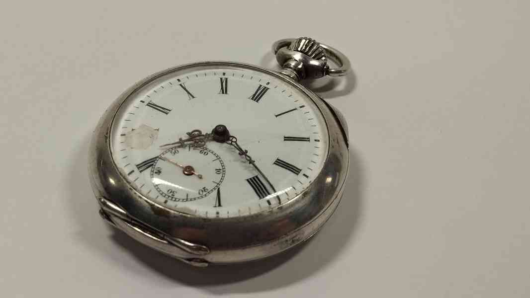 Stříbrné kapesní hodinky za 1449,- ag střibro  - foto 14