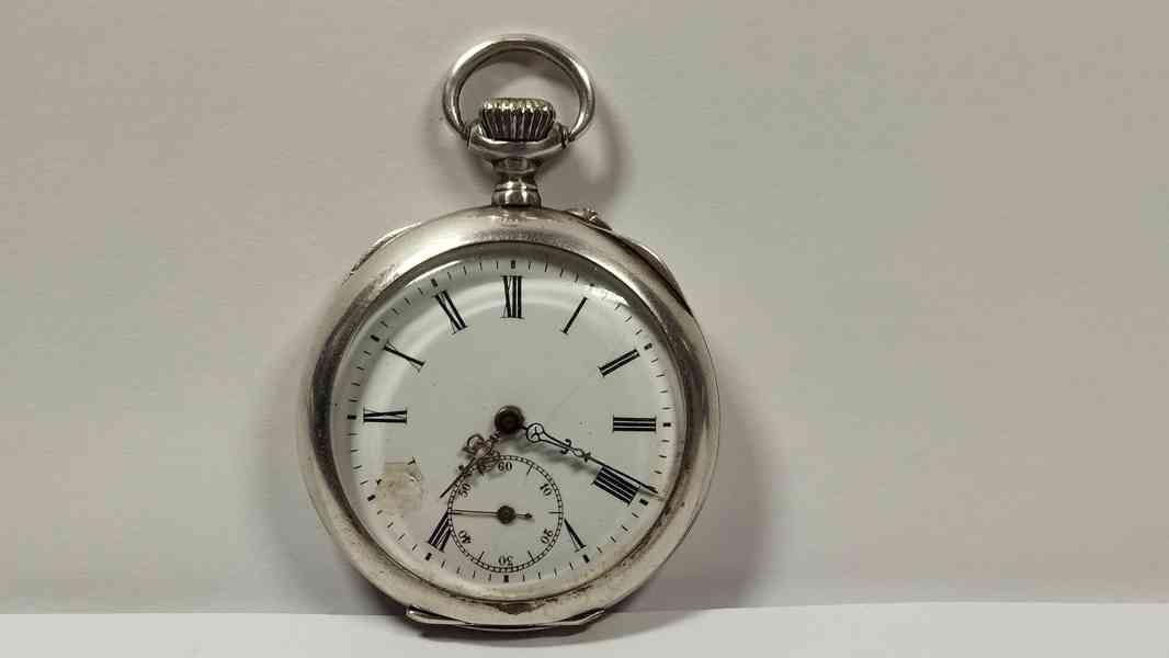 Stříbrné kapesní hodinky za 1449,- ag střibro  - foto 13