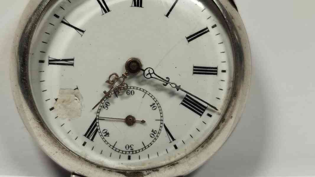 Stříbrné kapesní hodinky za 1449,- ag střibro  - foto 11