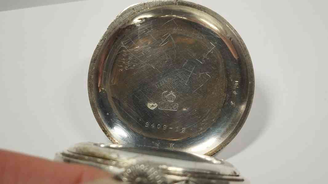 Stříbrné kapesní hodinky za 1449,- ag střibro  - foto 4