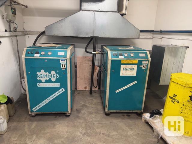 Dva použité šroubové kompresory RENNER RS 30, r. v. 2004 - foto 1