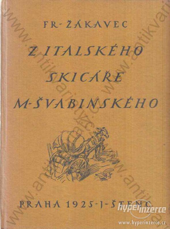 Z italského skicáře M. Švabinského F. Žákavec 1925 - foto 1