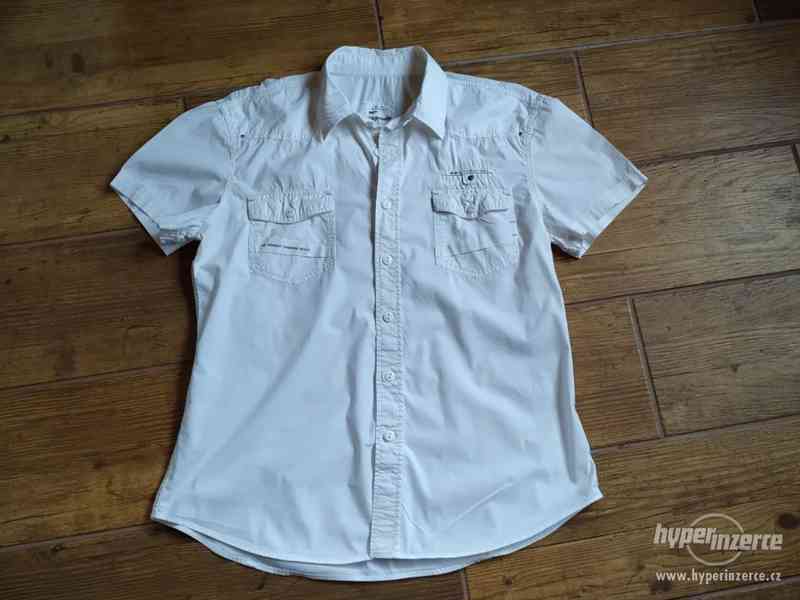 Bílá UNI lehká košile New Max Trend, vel. L/XL