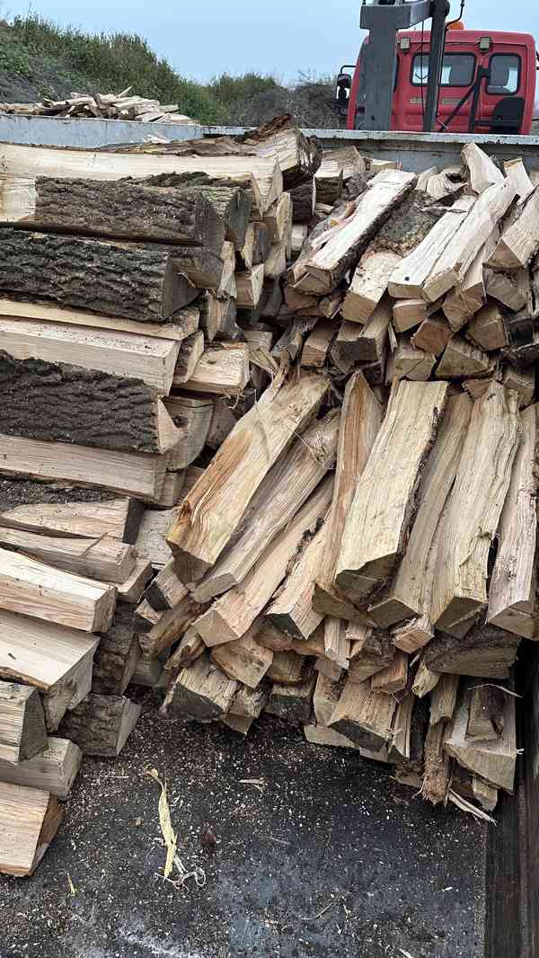 Palivové dřevo tvrdé - štípané metry - foto 2