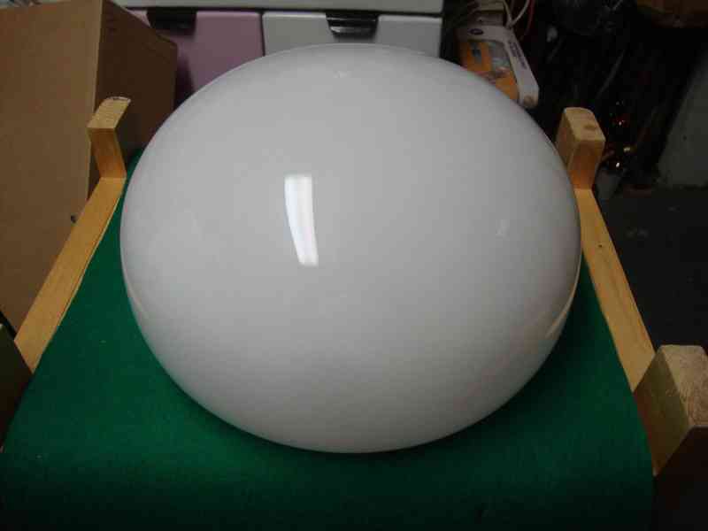 Retro lampa lampička 330704 Štěpán Tabery sklo Brusel super - foto 16