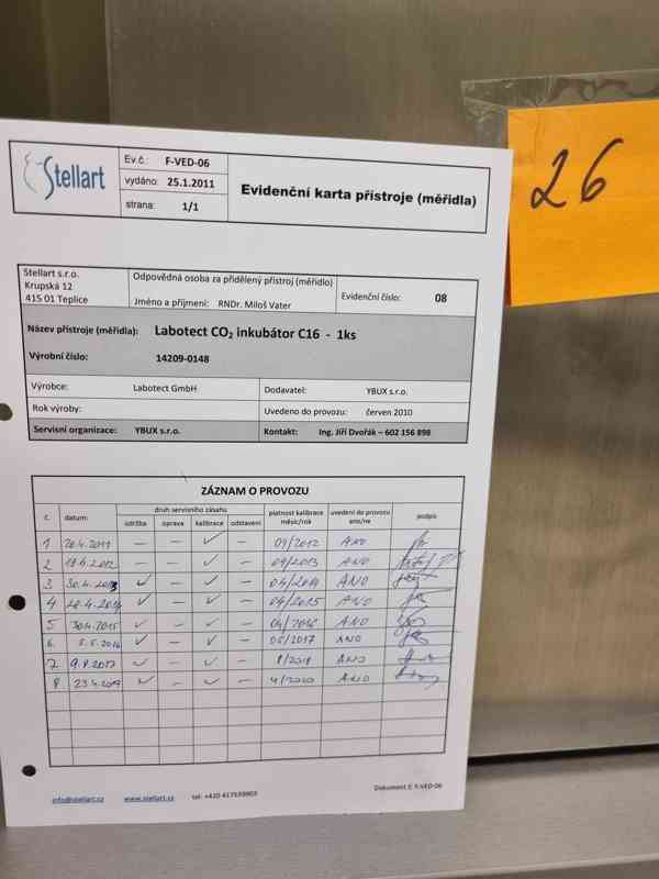 Položka číslo 26 - inkubátor CO2 Labotect C16 - foto 2