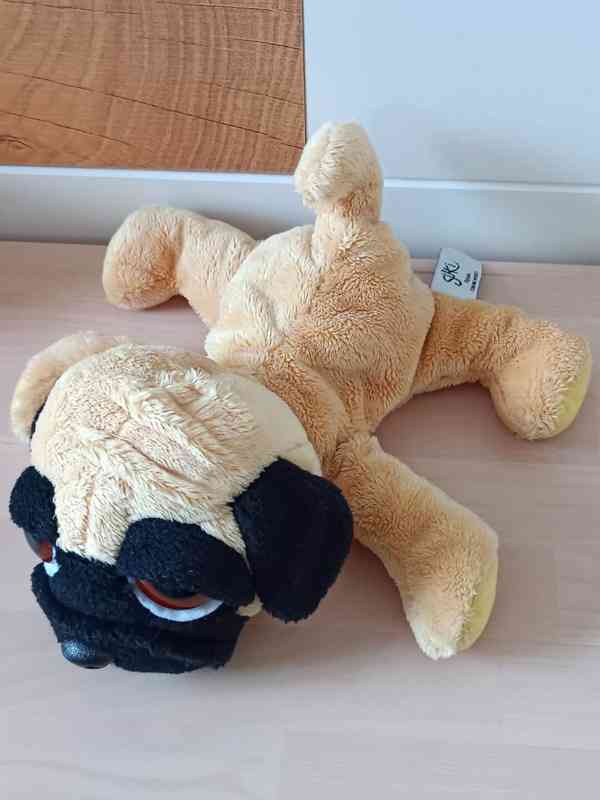 🌿 Plyšák pejsek mops vykulínek 🌿 - foto 5