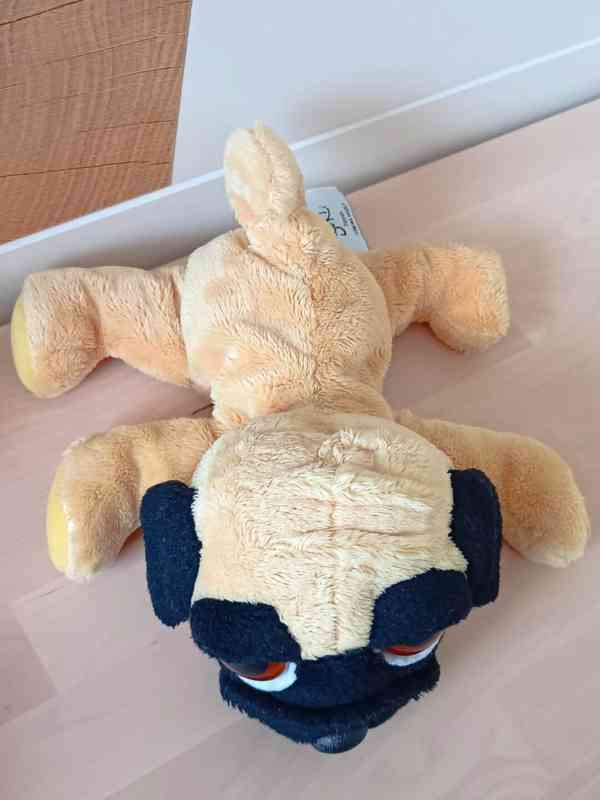 🌿 Plyšák pejsek mops vykulínek 🌿 - foto 7