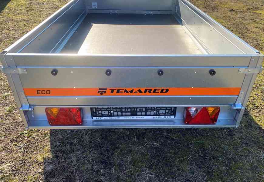 Přívěsný vozík TEMARED ECO 2312 KIPP - sklopný - 2360 x 1250 - foto 3
