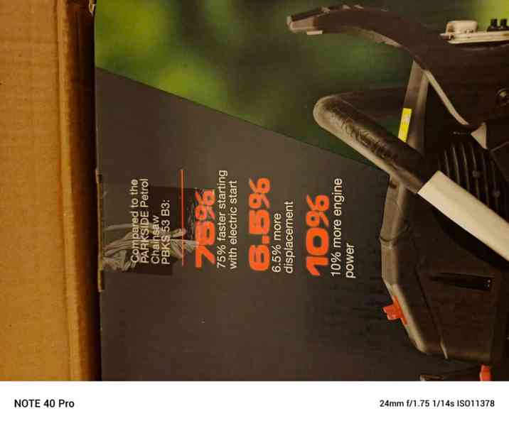 Řetězová pila s elektrickým startováním Parkside - foto 2