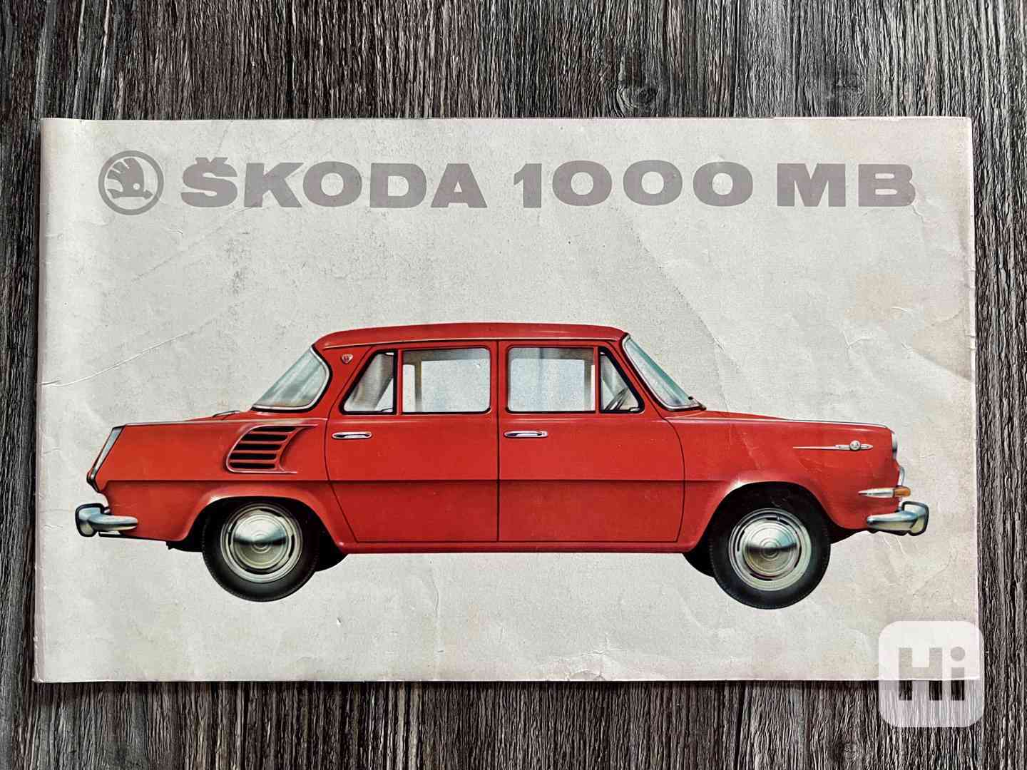 Originální prospekt Škoda 1000MB " žábrovka " - Motokov - foto 1