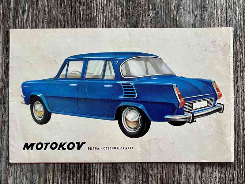 Originální prospekt Škoda 1000MB " žábrovka " - Motokov - foto 7