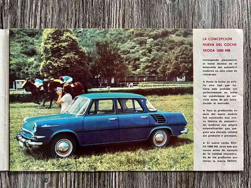 Originální prospekt Škoda 1000MB " žábrovka " - Motokov - foto 6