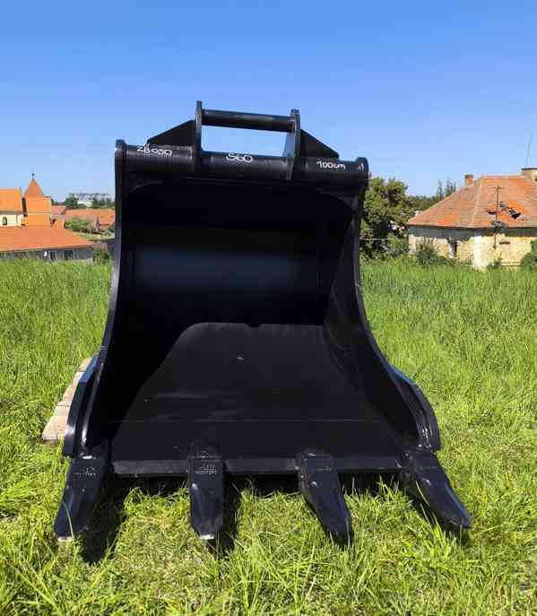 Podkopová lžíce se zuby, 100cm s upínáním S60 - foto 2