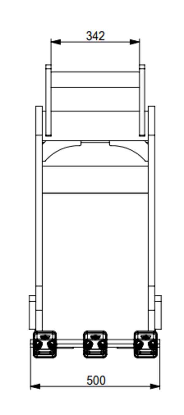 Podkopová lžíce se zuby, 100cm s upínáním S60 - foto 8