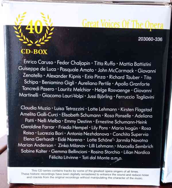 Great Voices of the Opera (60 CD megapack - novy!) - foto 3